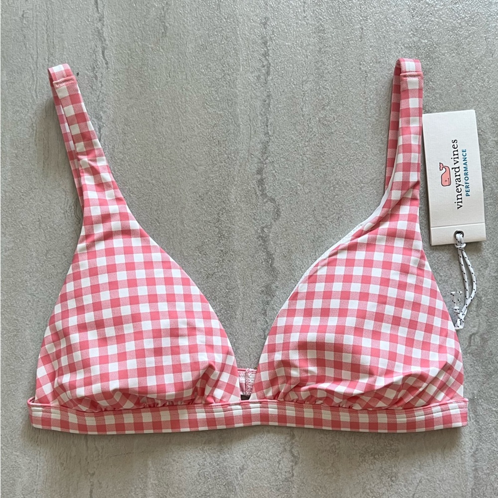 {Vineyard Vines} Brand New Elongated Triangle Bikini Top